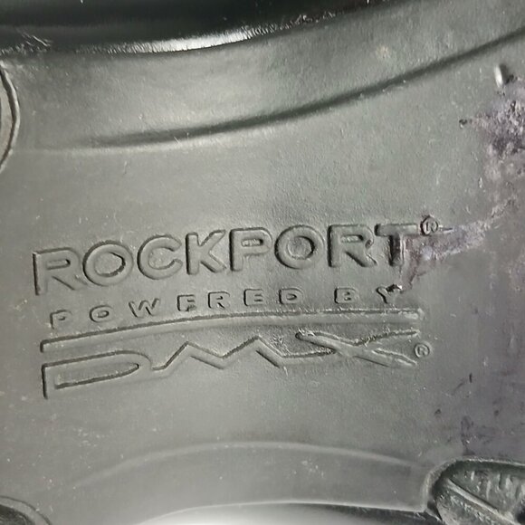 Black Leather Upper Waterproof Mules Gunmetal Bar Horsebit Decoration Sz 7M - Picture 11 of 12